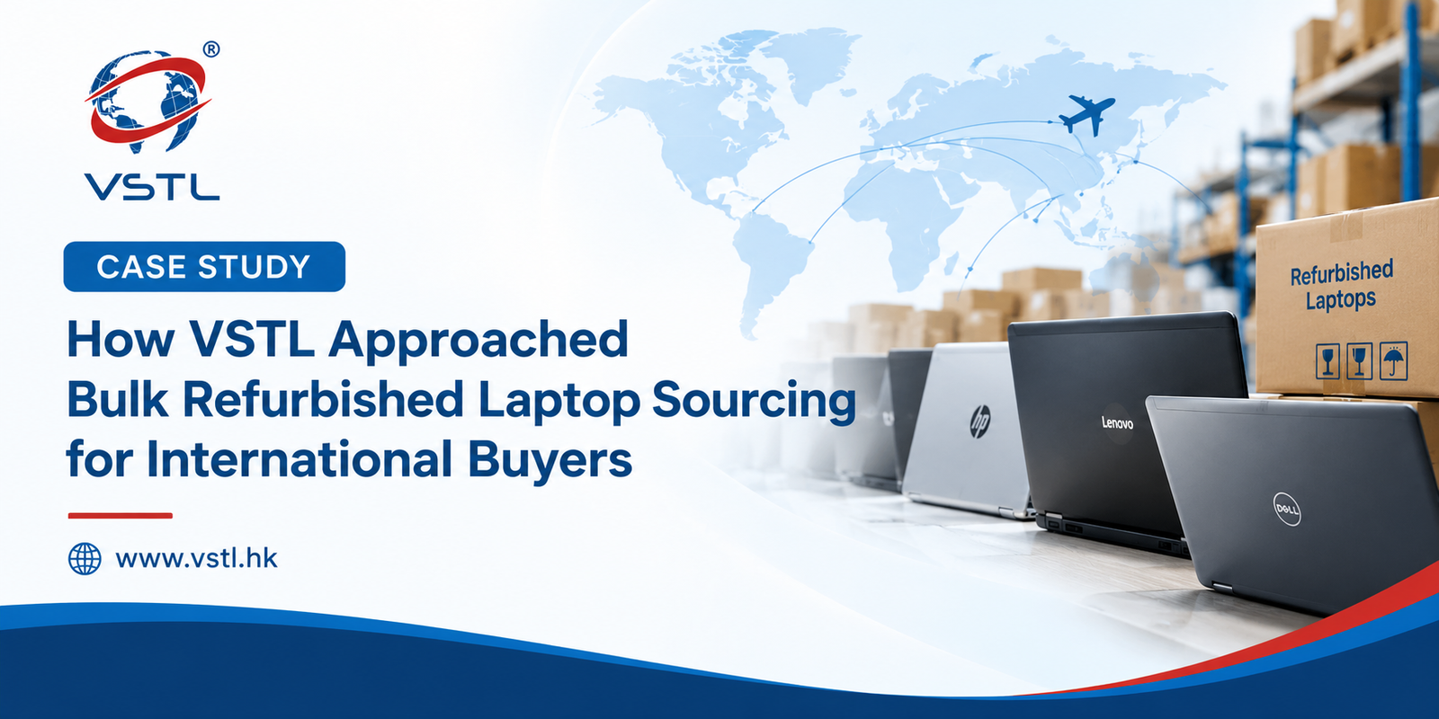 How VSTL Approached Bulk Refurbished Laptop Sourcing for International Buyers: Case Study